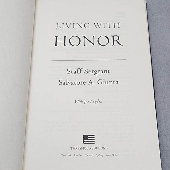 Salvatore A. Giunta Living with Honor - Medal of Honor, MOH - Sal - Picture 5 of 9